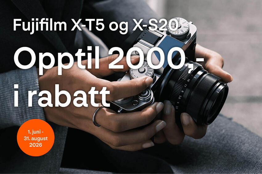 Fujifilm X-T5 og X-S20 tilbud